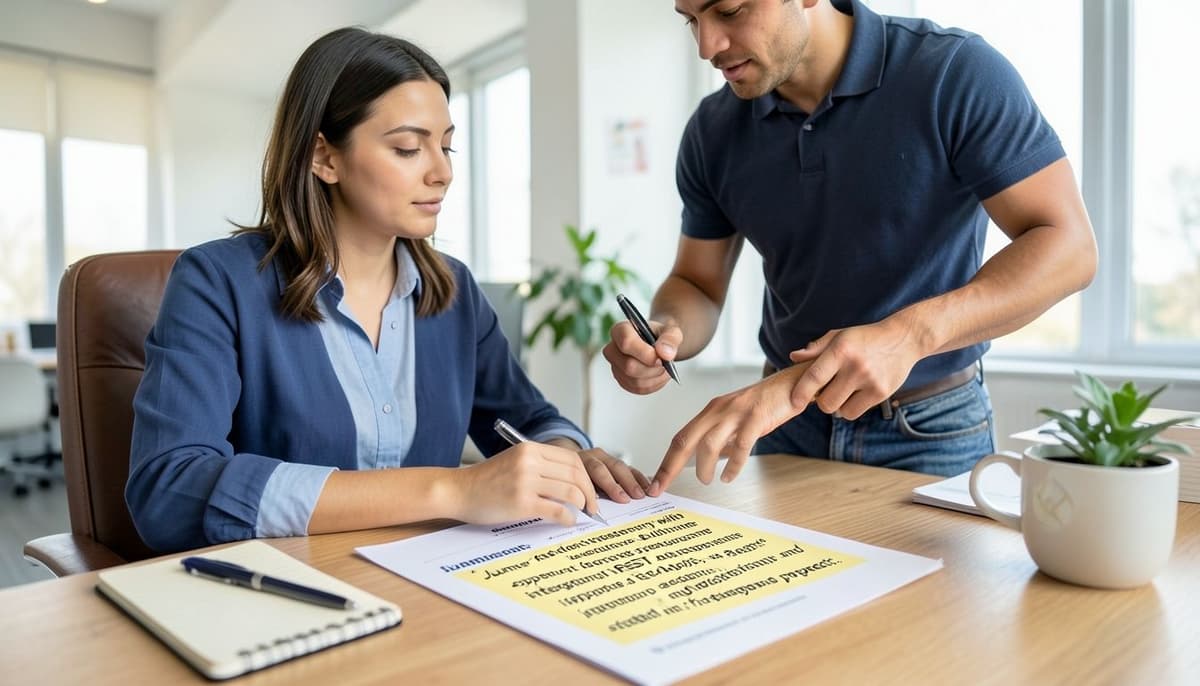 Một tài liệu sơ yếu lý lịch được trình bày gọn gàng trên bàn, trong đó phần tóm tắt chuyên môn được làm nổi bật