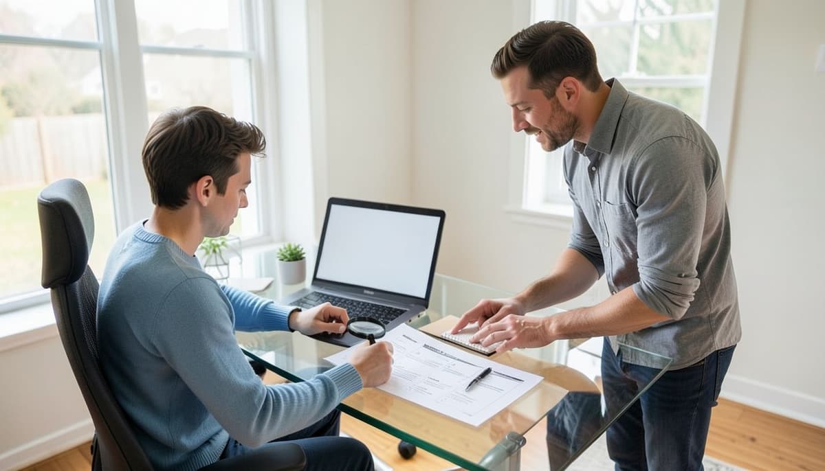Bố cục sơ yếu lý lịch tối giản trên màn hình máy tính, với các tiêu đề rõ ràng và cột văn bản được căn chỉnh