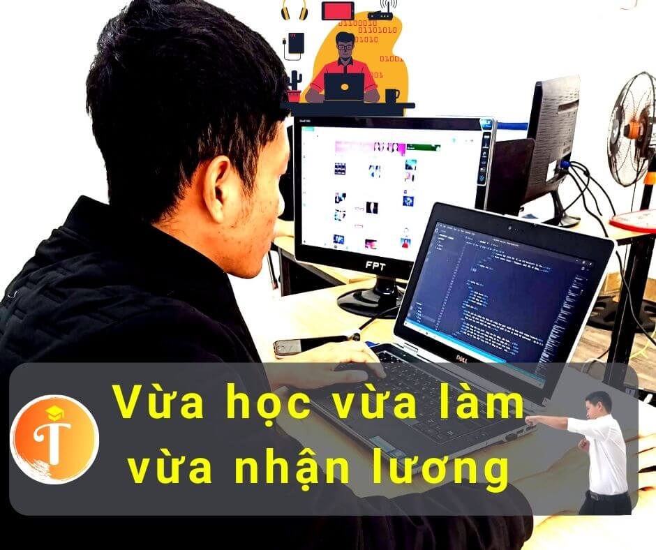 Khóa học lập trình code vừa học vừa làm vừa nhận lương tại Đà nẵng
