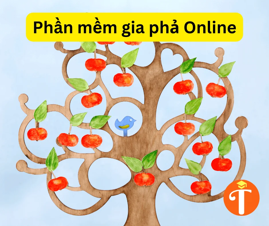 Phần mềm gia phả Android nền dùng